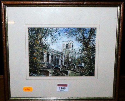Lot 1109 - Reg Siger (b.1944) - St Mary's Church, Bury St...