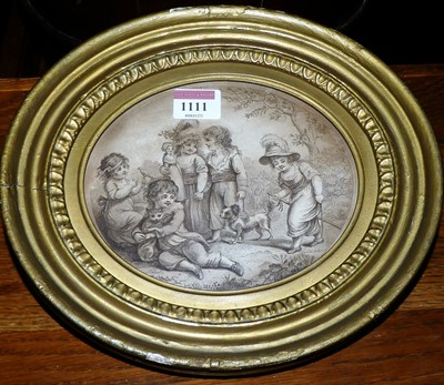 Lot 1111 - After Bartolozzi - Innocent amusements,...