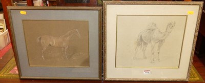 Lot 1114 - John Duvall (1816-1892) - Pastel study of a...