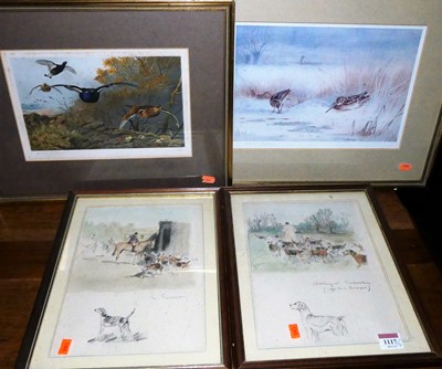 Lot 1117 - A pair of Lionel Edwards hunting prints;...