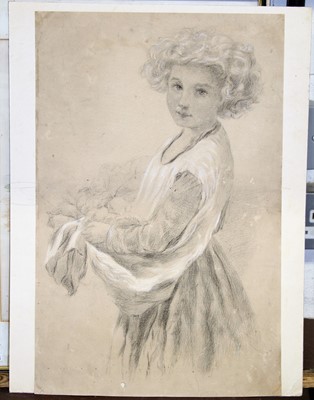 Lot 1025 - 19th century English school - Half-length...