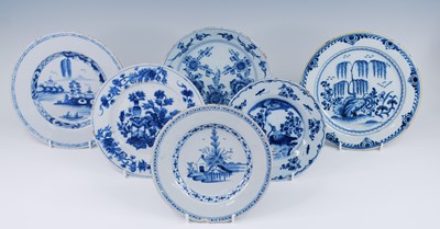 Lot 2063 - A Lambeth blue and white delftware pate,...