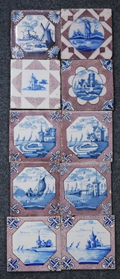 Lot 2119 - A Bristol polychrome delftware tile, circa...