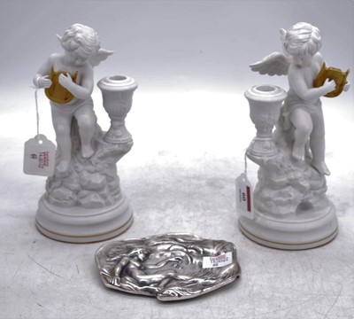 Lot 60 - A pair of Gianni Benvenuti figural table...