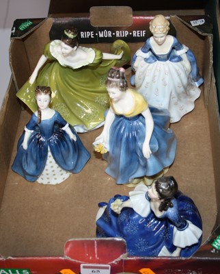 Lot 65 - A collection of five Royal Doulton porcelain...