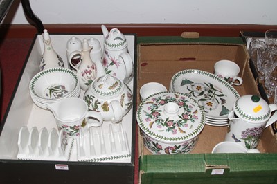 Lot 81 - Two boxes of Portmeirion Botanic Garden...