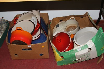 Lot 86 - A collection of Le Creuset enamel cookware