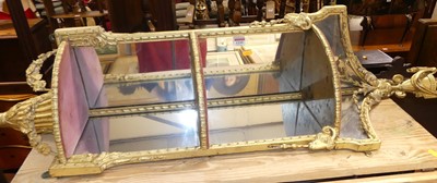 Lot 1235 - A late 19th century French gilt wood and gesso...