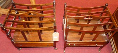 Lot 1260 - Two reproduction mahogany four-division...