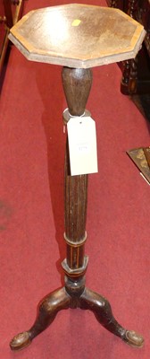 Lot 1279 - An early 20th century mahogany fluted plant...