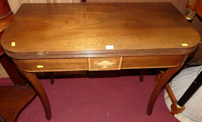 Lot 1314 - A contemporary mahogany and satinwood inlaid...