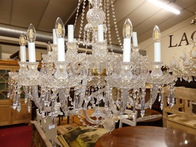 Lot 1329 - A large and impressive press-moulded glass...
