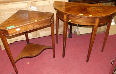 Lot 1343 - An early 19th century mahogany and satinwood...