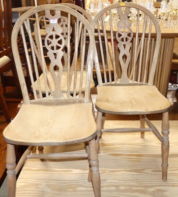 Lot 1350 - A set of three early 20th century elm and...