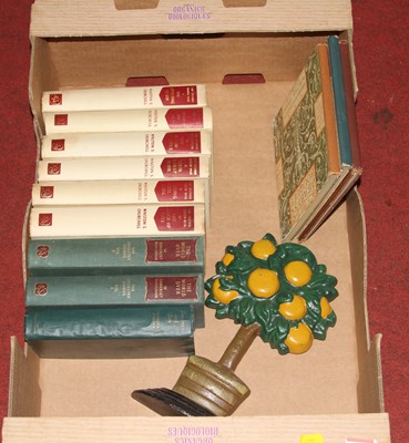 Lot 510 - A painted cast iron doorstop in the form of an...