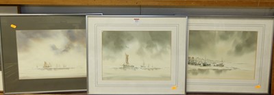 Lot 1052 - George Allen - Essex Bawleys Shrimping,...