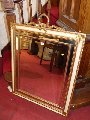 Lot 1413 - A contemporary French style cream and gilt...