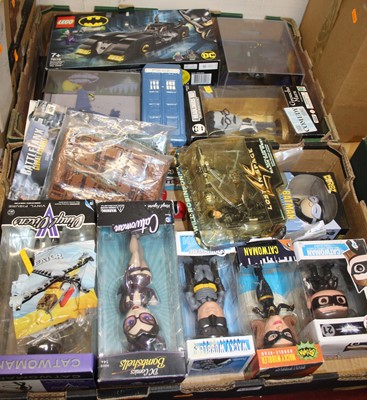Lot 1456 - Two trays of mixed TV related action figures...