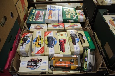 Lot 1469 - Two trays of boxed playworn Corgi Classics...