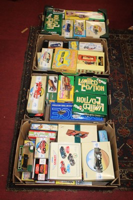 Lot 1470 - Four boxes containing a large collection of...