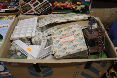 Lot 1490 - One box of used vintage Scalextric, to include...