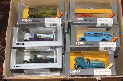 Lot 1507 - One box of mixed Corgi Classics grey window...