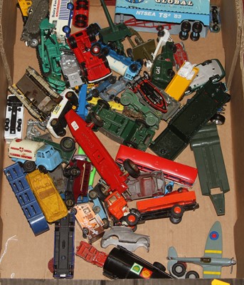 Lot 1510 - One tray of mixed vintage and playworn diecast
