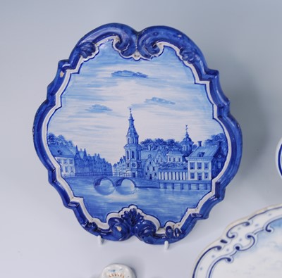 Lot 2052 - A Royal Tichelaar Makkum blue and white wall...