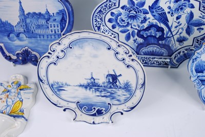 Lot 2052 - A Royal Tichelaar Makkum blue and white wall...