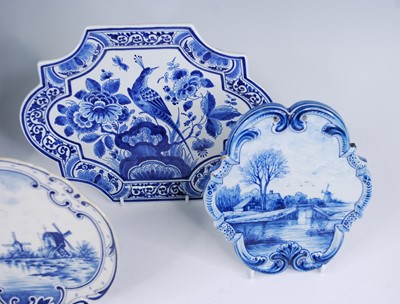 Lot 2052 - A Royal Tichelaar Makkum blue and white wall...