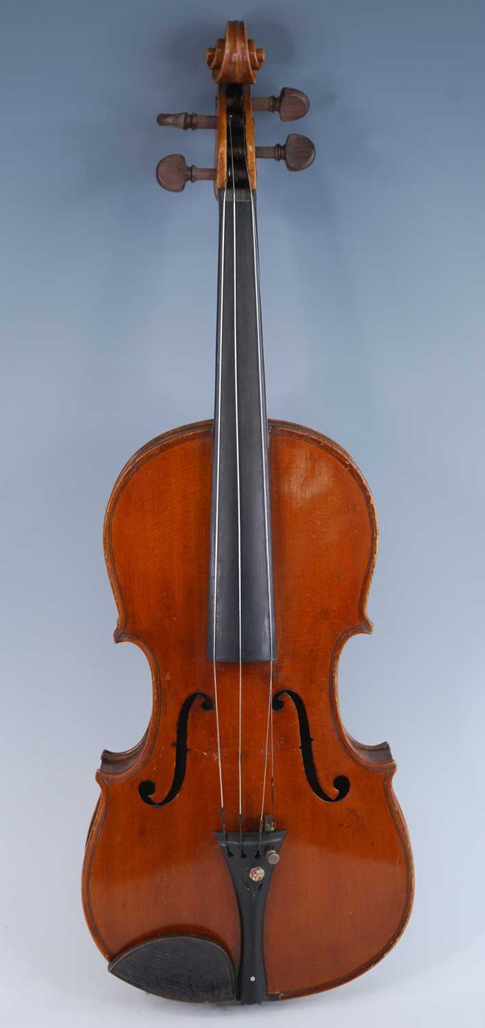 Lot 1108 - An early 20th century Continental violin,...