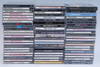 Lot 1066 - Barbra Streisand, a collection of CD's to...