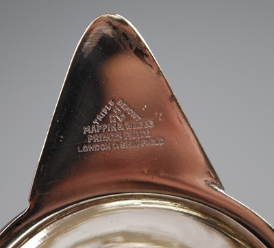 Lot 2077 - A late Victorian silver topped cut glass...