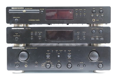 Lot 1086 - A Marantz separates stereo system, components...