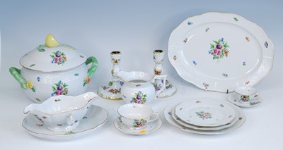 Lot 2066 - An extensive Herend porcelain dinner service,...