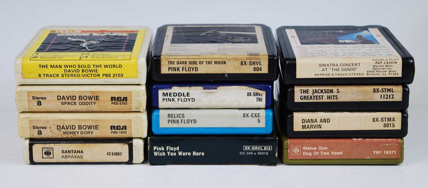 Lot 1075 - A collection of twelve 8-track cassettes, to...