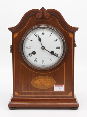 Lot 3 - An early 20th century mahogany and box wood...
