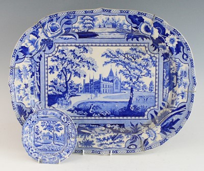 Lot 4038 - A John and William Ridgway blue and white...