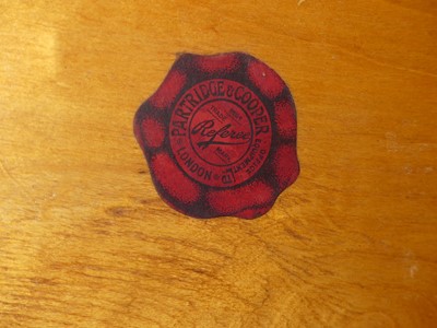 Lot 1203 - A good circa 1930s blond oak metal bound...
