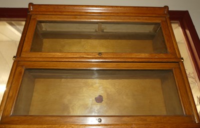Lot 1203 - A good circa 1930s blond oak metal bound...