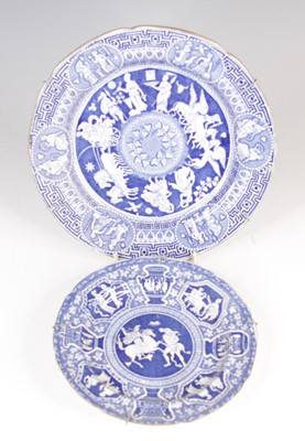 Lot 4031 - Two Spode blue and white transfer decorated...