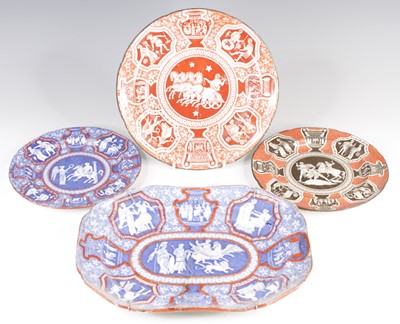 Lot 4032 - Two Spode transfer decorated plates, circa...