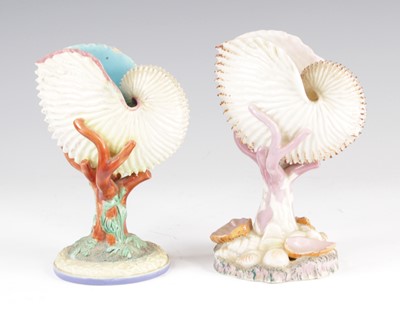 Lot 4075 - A matched pair of Royal Worcester vases, circa...