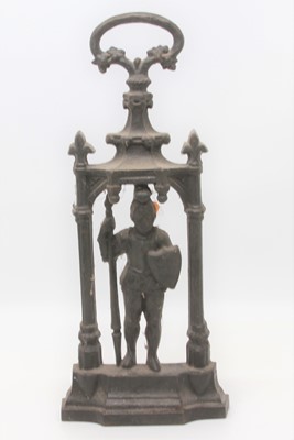 Lot 86 - A Victorian cast iron door stop in the form of...