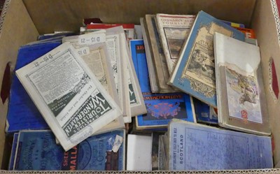 Lot 740 - A box of ordanance survey maps and Batholomew...