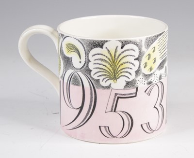 Lot 4082 - Eric Ravilious for Wedgwood, a 1953 Elizabeth...