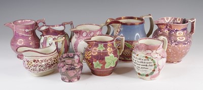 Lot 4068 - A collection of nine Victorian Sunderland...
