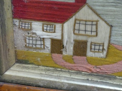 Lot 4294 - A pair of Victorian sailor's woolworks...