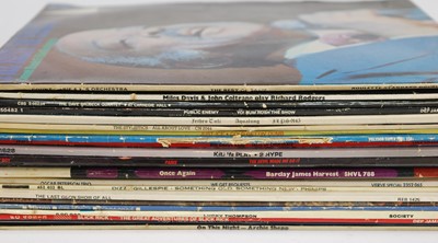 Lot 1021 - A small collection of LP's and 12" vinyl, to...