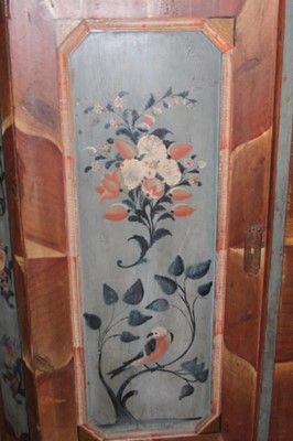Lot 4450 - A 19th century Scandinavian stained and floral...
